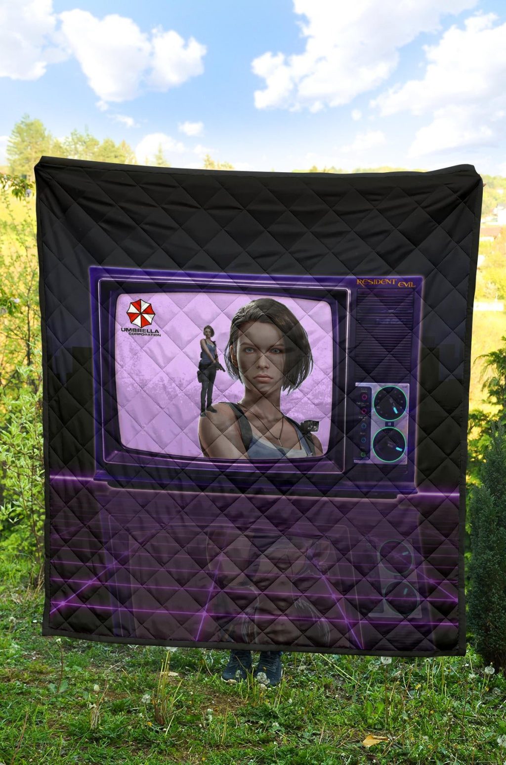 resident evil game premium quilt jill valentine appear on tv quilt blankettqbim - Resident Evil Store