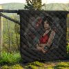 resident evil game premium quilt pretty ada wong red dress quilt blanketvnlgp - Resident Evil Store