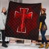 resident evil game premium quilt red umbrella corporation with blood in cross quilt blanketred4o - Resident Evil Store