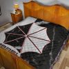 resident evil game premium quilt umbrella corp symbol black white yin and yang quilt blanketcaktq - Resident Evil Store