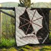 resident evil game premium quilt umbrella corp symbol black white yin and yang quilt blanketjjgqk - Resident Evil Store