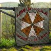 resident evil game premium quilt umbrella corp symbol old war army style quilt blanket0ndj3 - Resident Evil Store