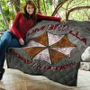 resident evil game premium quilt umbrella corp symbol old war army style quilt blanketh7frl - Resident Evil Store