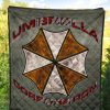 resident evil game premium quilt umbrella corp symbol old war army style quilt blanketxhyt1 - Resident Evil Store