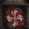 resident evil game premium quilt umbrella corp symbol spiral quilt blanketgylki - Resident Evil Store