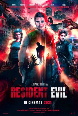 2021 Horror Movies Resident Evil Welcome to Raccoon City Poster For Living Room Action Films Canvas 4 - Resident Evil Store