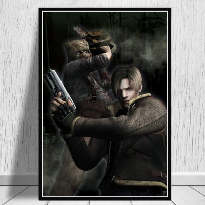 Gaming Canvas Resident Evil Canvas Painting Posters and Prints Wall Art Picture Home Living Room Decor 12 1024x1024 1 - Resident Evil Store