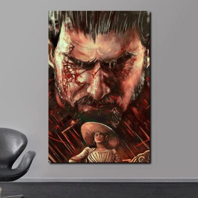 Resident Evil 2 Game Posters Hot Sale Classic Movie Canvas Painting HD Print Wall Art Pictures 15 - Resident Evil Store